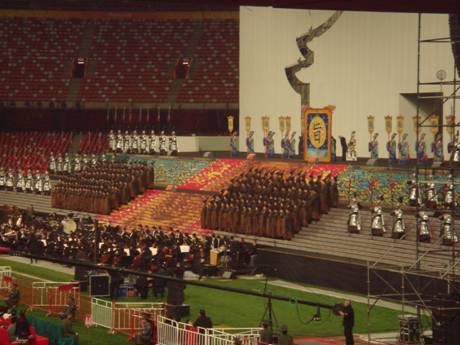 雅馬哈雙排鍵電子琴與4萬觀眾共享張藝謀鳥巢版《圖蘭朵》 