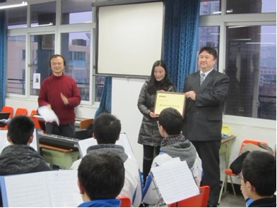 成都七中—“雅馬哈示范管樂團大師班”活動報道
