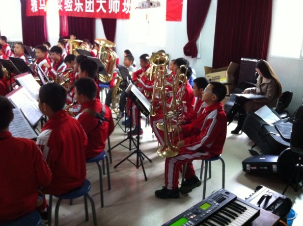 雅馬哈實驗樂團花溪二小管樂團大師班活動成功舉辦