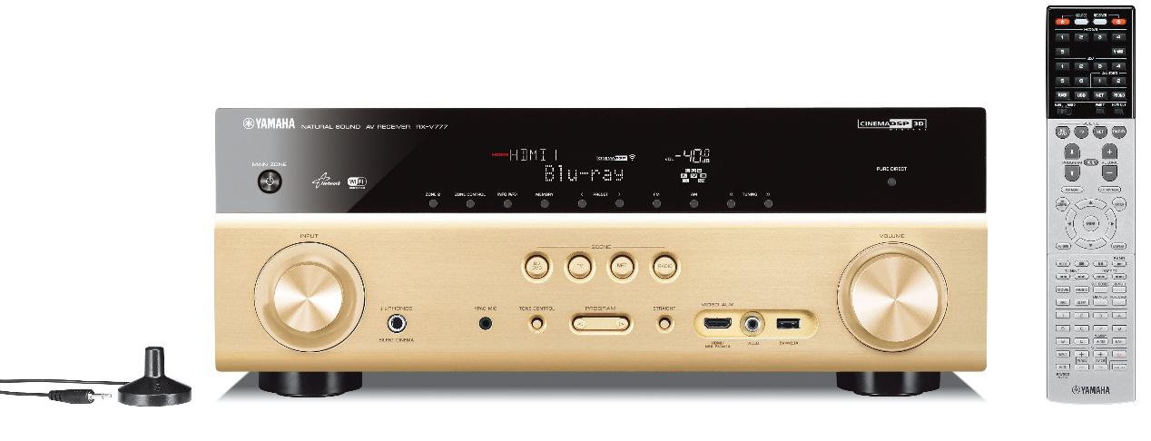 新款上市:RX-V777,雅馬哈7.2聲道數碼家庭影院收音擴音機