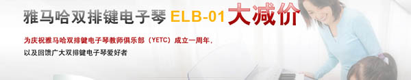 雅馬哈雙排鍵電子琴ELB-01大減價！ 