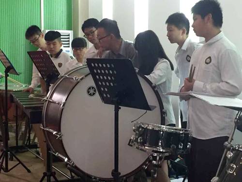 雅馬哈示范樂團鄭州七中管樂團大師班活動成功舉辦