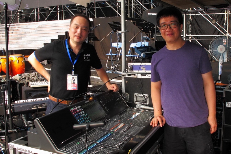 王杰世界巡回演唱會（廣州站）——巡回演唱會中的CL5數字調音臺