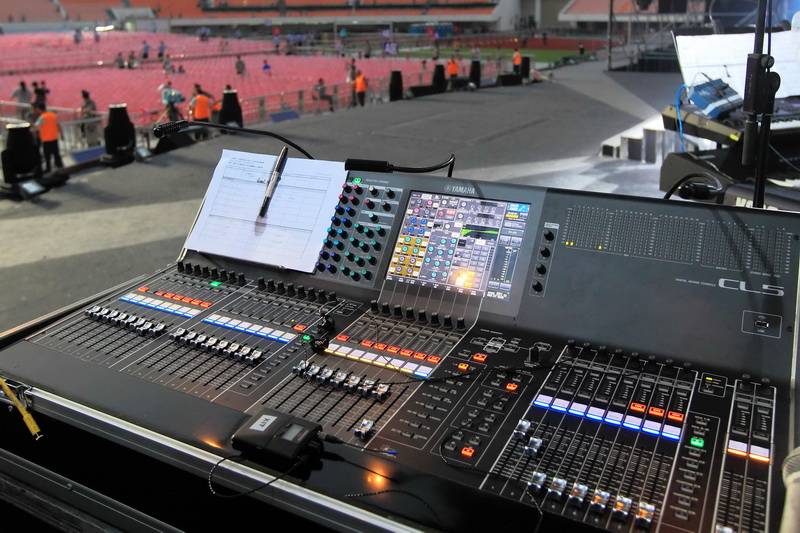 王杰世界巡回演唱會（廣州站）——巡回演唱會中的CL5數字調音臺