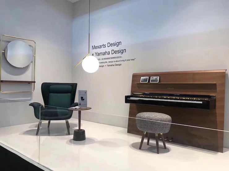 攜手Mexarts漾美家居，概念款雅馬哈亮相上海家具展
