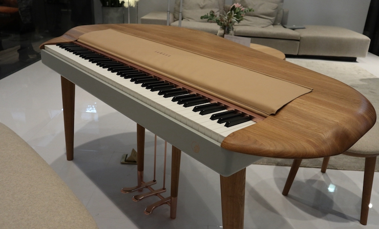 攜手Mexarts漾美家居，概念款雅馬哈亮相上海家具展