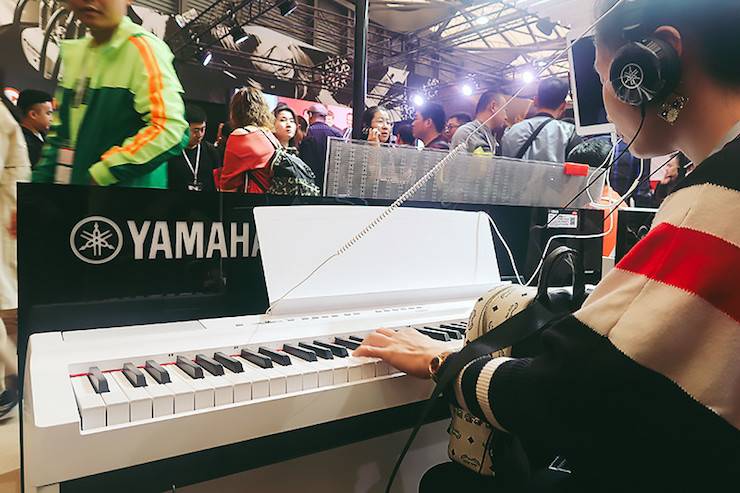 雅馬哈電子鍵盤樂器 雅馬哈展區(qū)
