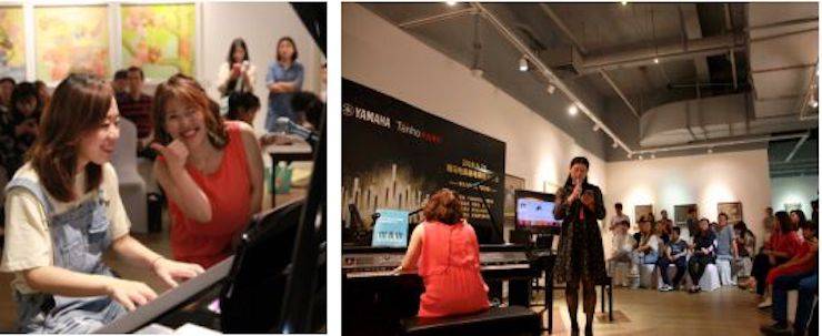 山根良子雅馬哈高端電鋼沙龍- 在青島朗藝美術館圓滿落幕