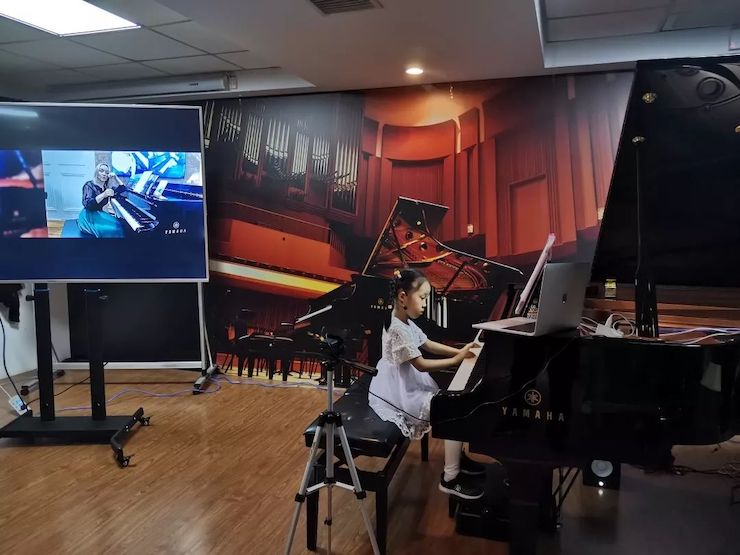 精彩回顧 | 雅馬哈e聯(lián)遠(yuǎn)程藝術(shù)教育聯(lián)盟俄羅斯美女鋼琴家古娃老師遠(yuǎn)程公開課