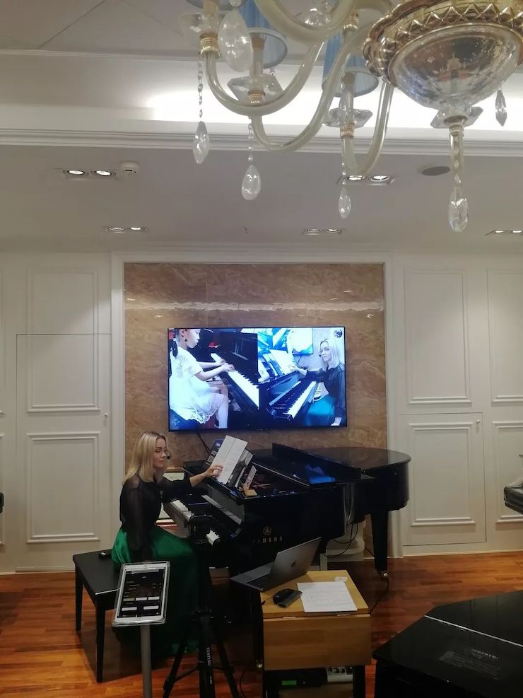 精彩回顧 | 雅馬哈e聯(lián)遠(yuǎn)程藝術(shù)教育聯(lián)盟俄羅斯美女鋼琴家古娃老師遠(yuǎn)程公開課