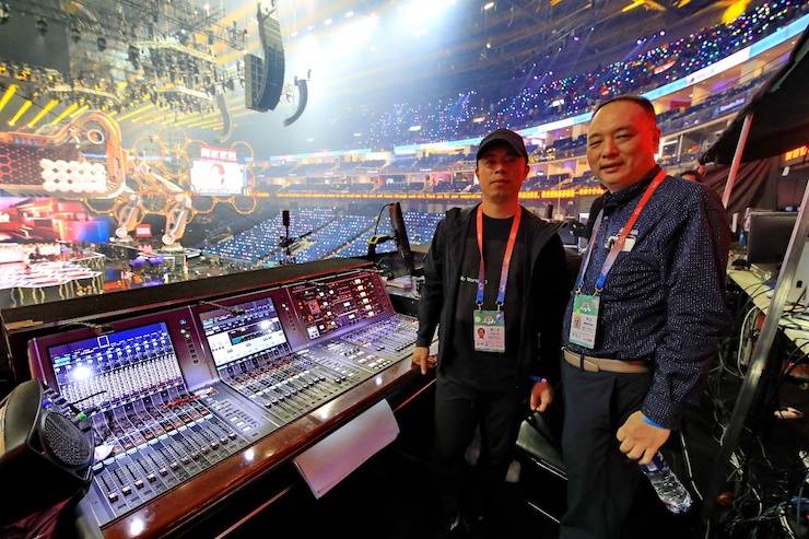 2019天貓雙11狂歡之夜的RIVAGE PM10數字混音系統