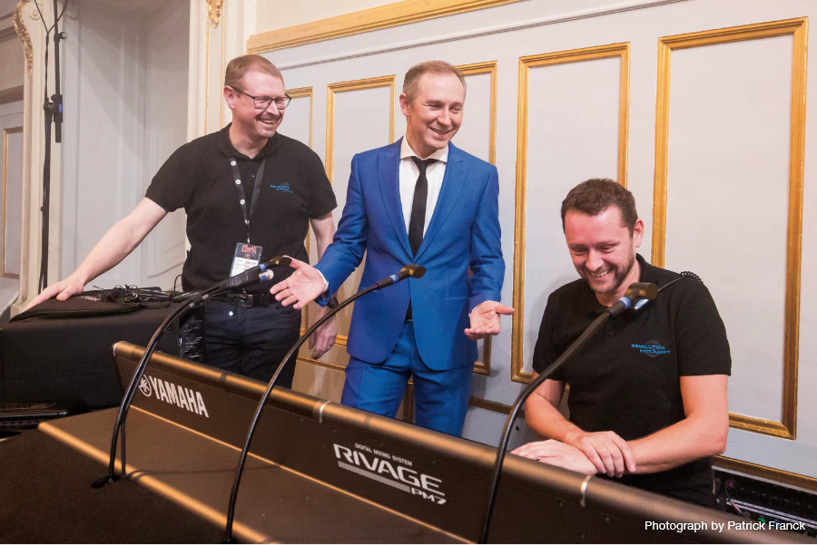 RIVAGEG PM7為比利時男高音歌唱家Helmut Lotti的世界巡演助力