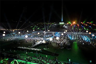 “地球上最大的搖滾樂隊”使用雅馬哈