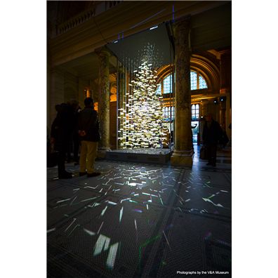 前沿的圣誕樹——雅馬哈為V&A博物館“會說話的樹”傳遞聲音