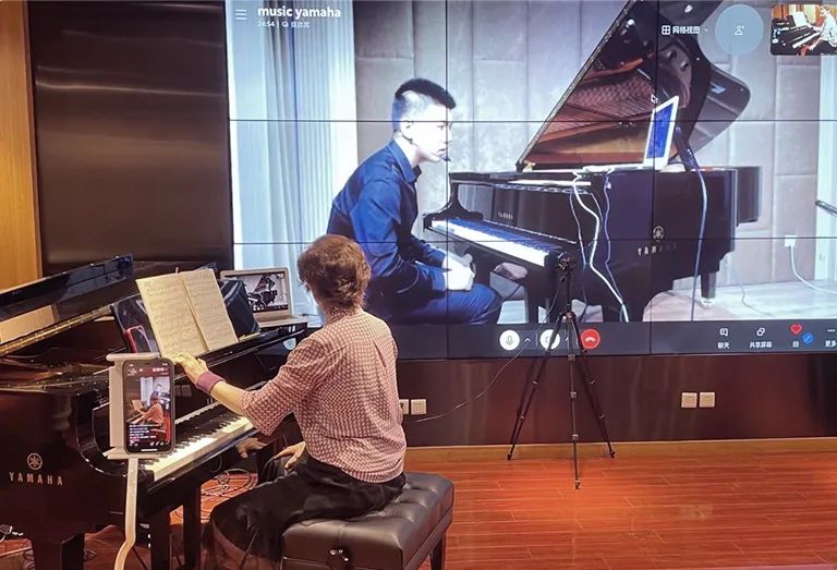 雅馬哈助力2021北京國際音樂大師班藝術節舉辦楊韻琳老師遠程大師課!