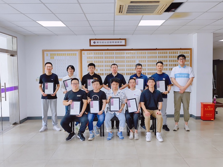 雅馬哈第171期調律師培訓班順利結束