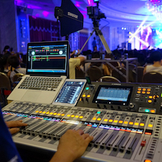 廣州潤龍廣告公司——TF系列數字調音臺助力中小型演出租賃業