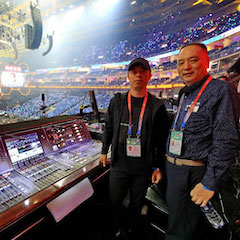 2019天貓雙11狂歡之夜的RIVAGE PM10數字混音系統