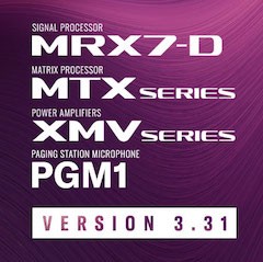 MTX/MRX/XMV/PGM1 新固件 V3.31 登場——支持 Audinate Dante Domain Manager?