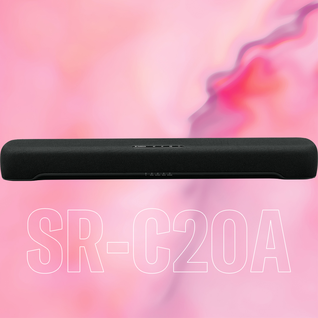 新款上市| 雅馬哈緊湊型回音壁SR-C20A，與眾不同，簡而精悍